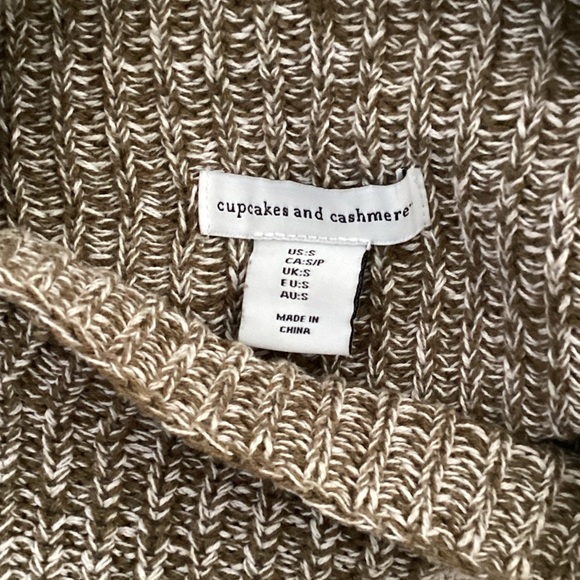 Cupcakes & Cashmere Tan Knit Sweater - Picture 2 of 5